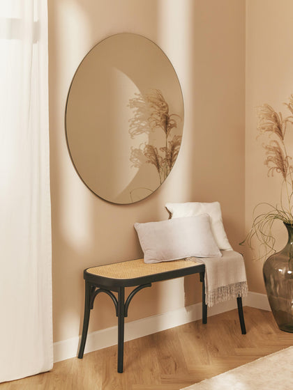 Westwing Banco Madera Con Tejido Vienés Franz