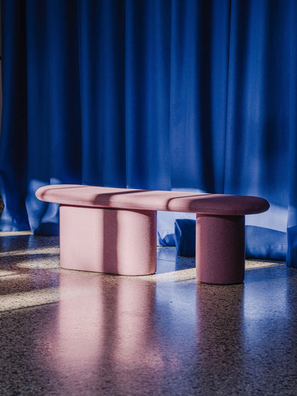 Westwing Banco Tapizado Artesanal Rull