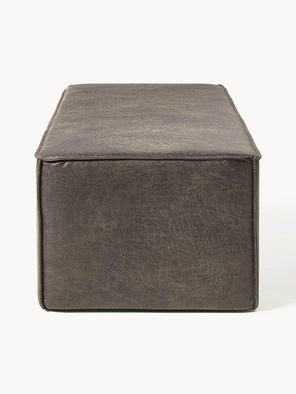 Westwing Banco Tapizado En Cuero Reciclado Sanja