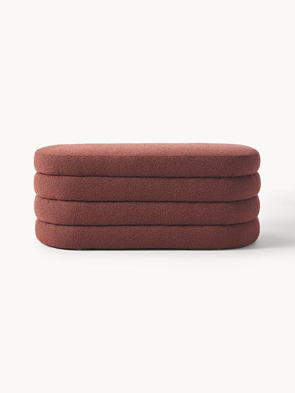 Westwing Banco Tapizado En Tejido Bouclé Alto