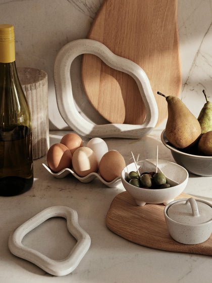 Westwing Bandeja Para Huevos Artesanal Nordic Sand