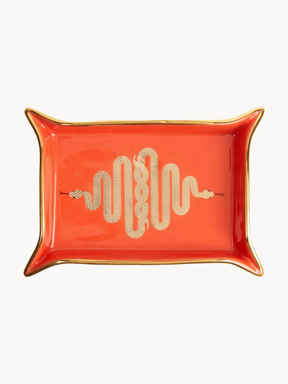 Westwing Bol De Porcelana Con Oro Snake