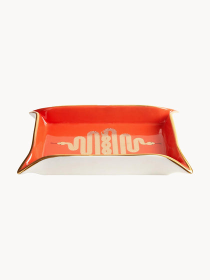 Westwing Bol De Porcelana Con Oro Snake