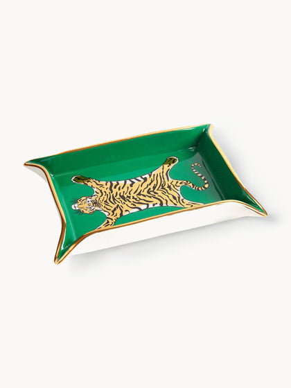 Westwing Bol de porcelana con oro Tiger