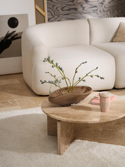 Westwing Bol Decorativo Artesanal De Vidrio Ashley