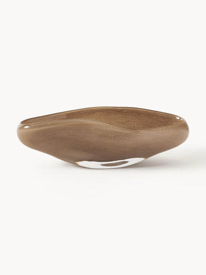 Westwing Bol Decorativo Artesanal De Vidrio Ashley