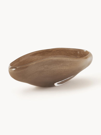 Westwing Bol decorativo artesanal de vidrio Ashley