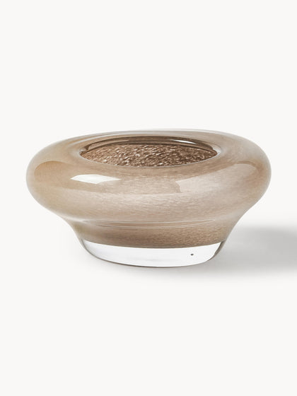 Westwing Bol decorativo artesanal de vidrio Ashley