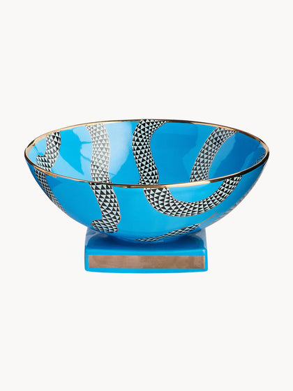 Westwing Bol Decorativo Con Detalle De Oro Eden