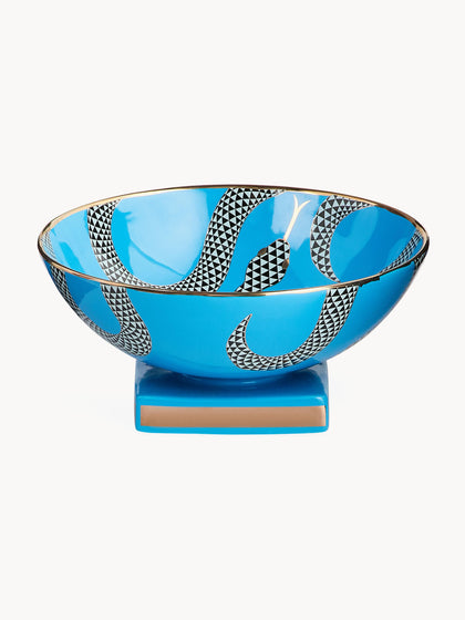 Westwing Bol Decorativo Con Detalle De Oro Eden