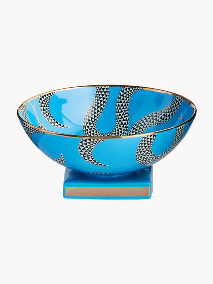 Westwing Bol decorativo con detalle de oro Eden