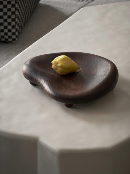 Westwing Bol Decorativo De Madera De Fresno Cairn