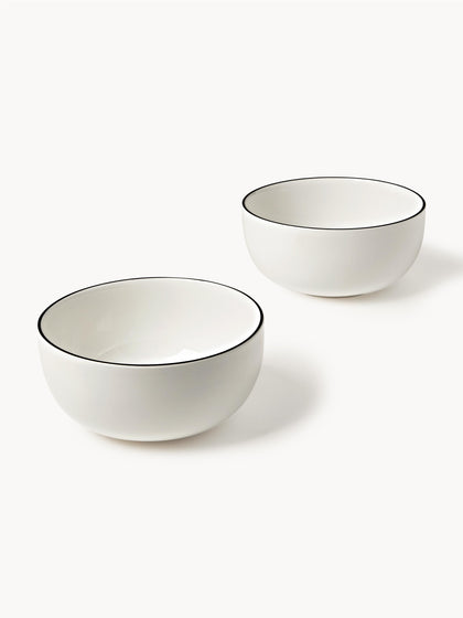 Westwing Boles De Porcelana Facile 2 uds