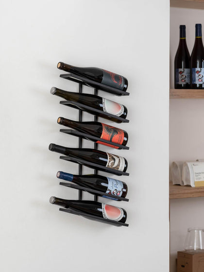 Westwing Botellero De Metal Vinia Para 6 botellas