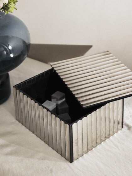 Westwing Caja De Almacenaje Estriada Riley