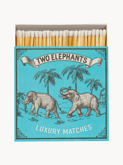 Westwing Caja de cerillas de diseño Two Elephants