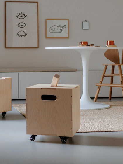 Westwing Caja De Madera Cube