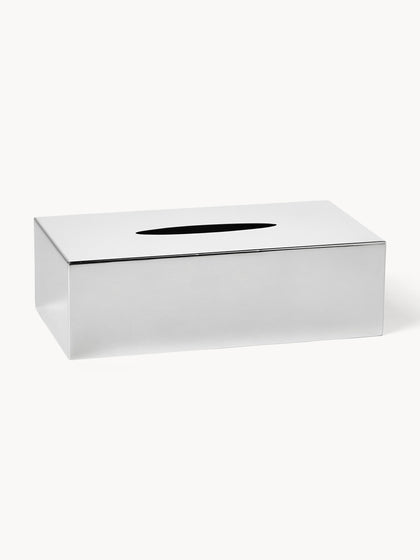 Westwing Caja de pañuelos de metal Halston