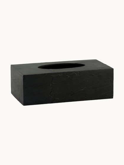 Westwing Caja de pañuelos en look pizarra Slate