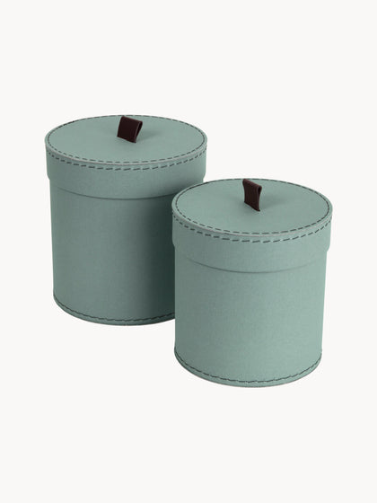 Westwing Cajas de almacenaje Leonore 2 uds