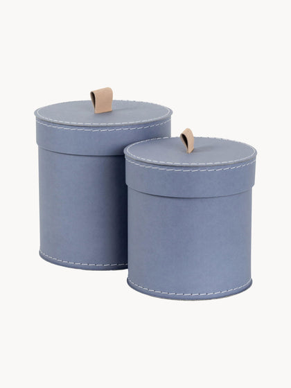 Westwing Cajas de almacenaje Leonore 2 uds
