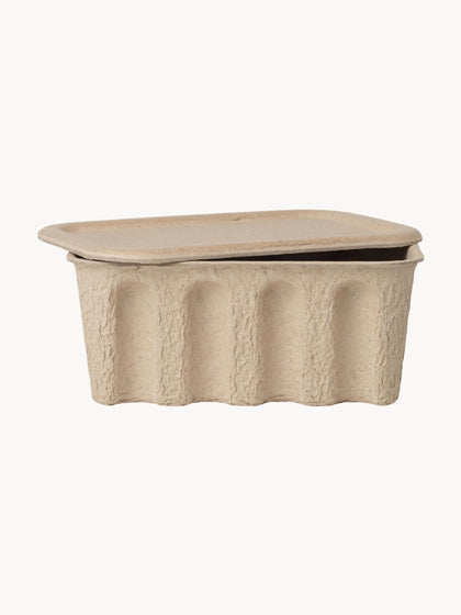 Westwing Cajas de pasta de papel Pulp 18 cm 2 uds