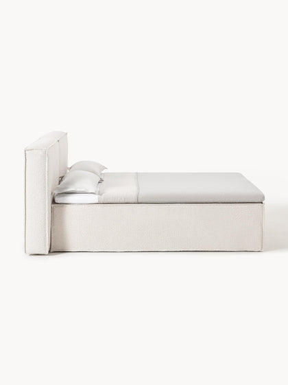 Westwing Cama Continental En Tejido Bouclé Lennon