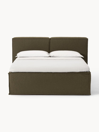 Westwing Cama Continental En Tejido Bouclé Lennon