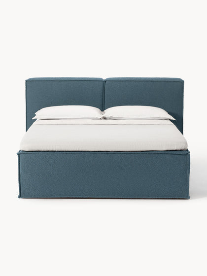 Westwing Cama Continental En Tejido Bouclé Lennon