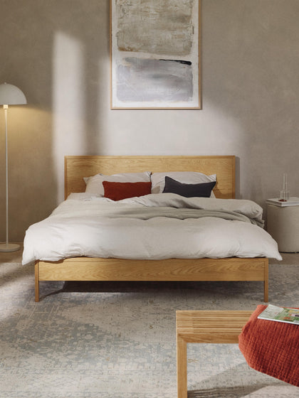 Westwing Cama De Madera Con Cabecero Tammy