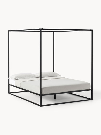 Westwing Cama de metal con dosel Belle