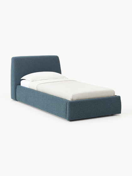 Westwing Cama individual en tejido bouclé Cloud