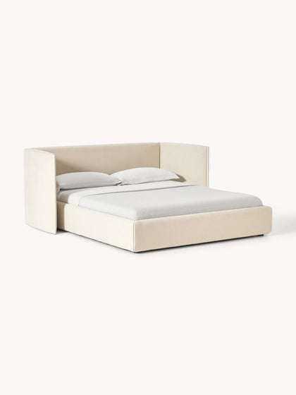Westwing Cama Tapizada Con Cabecero Plegable Otis