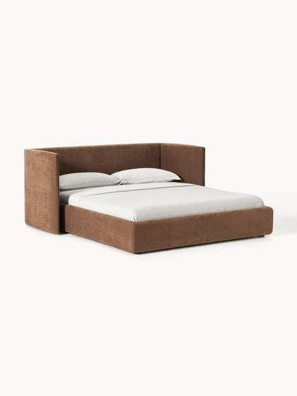 Westwing Cama Tapizada Con Cabecero Plegable Otis