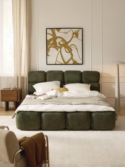 Westwing Cama Tapizada De Borreguillo Bouclé Tayla