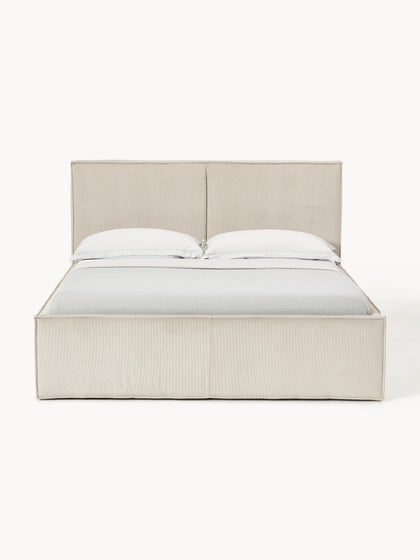 Westwing Cama Tapizada De Pana Dream