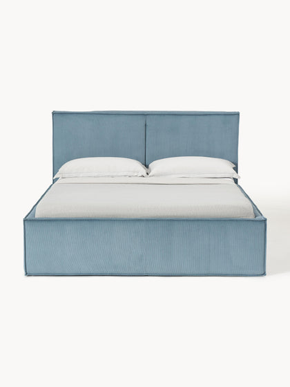 Westwing Cama Tapizada De Pana Dream