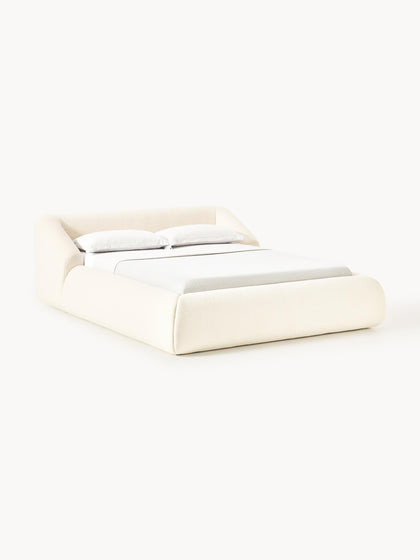 Westwing Cama tapizada en borreguillo Sofia