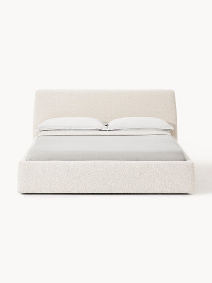 Westwing Cama Tapizada En Tejido Bouclé Cloud