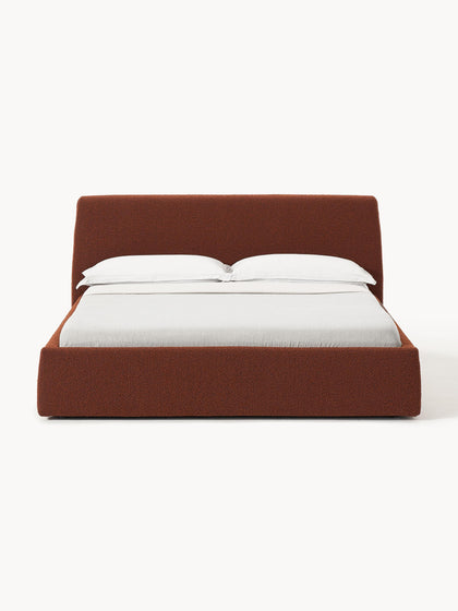 Westwing Cama Tapizada En Tejido Bouclé Cloud