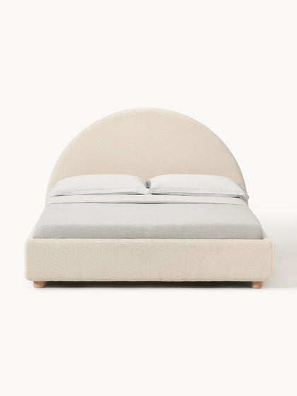 Westwing Cama Tapizada En Tejido Bouclé Ebba