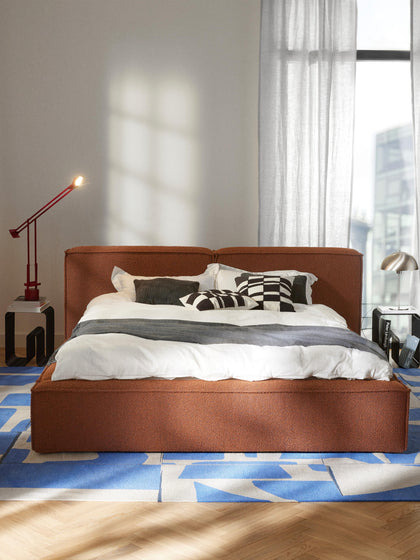 Westwing Cama Tapizada En Tejido Bouclé Lennon