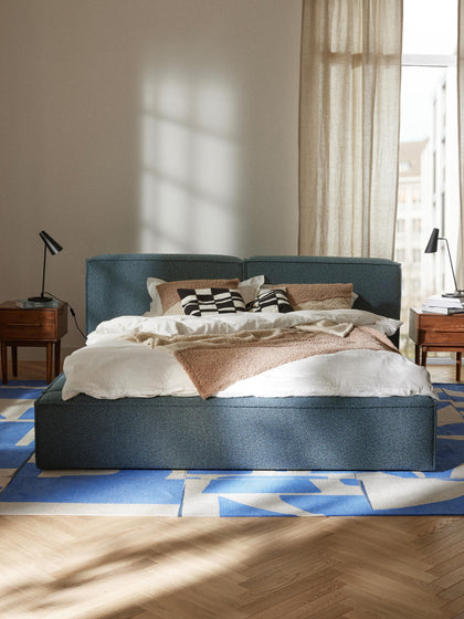 Westwing Cama Tapizada En Tejido Bouclé Lennon