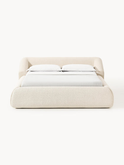 Westwing Cama Tapizada En Tejido Bouclé Sofia