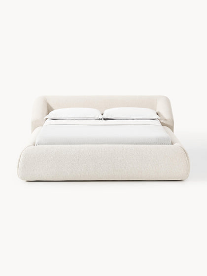 Westwing Cama Tapizada En Tejido Bouclé Sofia