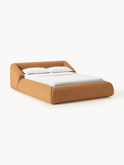 Westwing Cama Tapizada En Tejido Bouclé Sofia