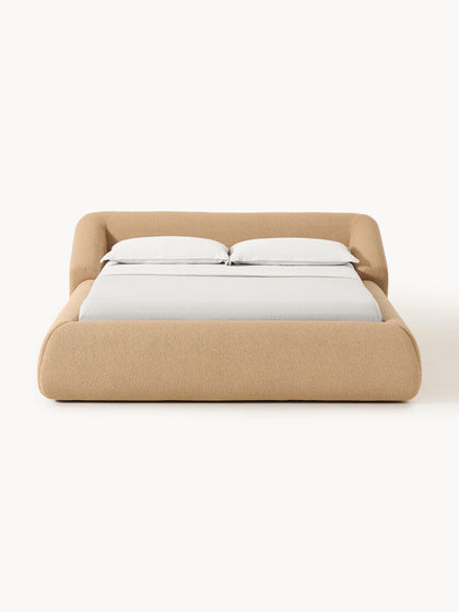 Westwing Cama Tapizada En Tejido Bouclé Sofia