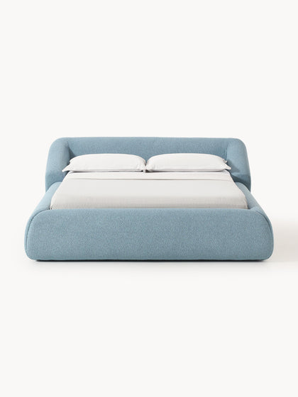 Westwing Cama Tapizada En Tejido Bouclé Sofia