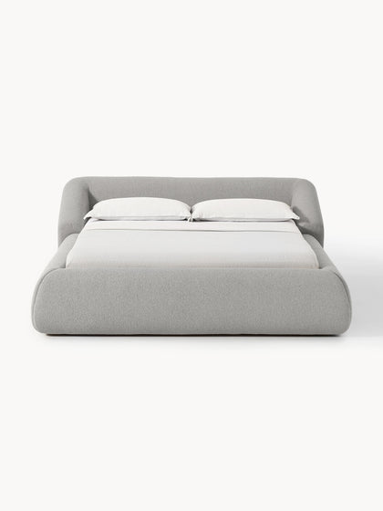 Westwing Cama Tapizada En Tejido Bouclé Sofia