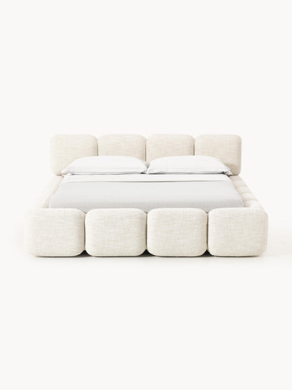 Westwing Cama Tapizada En Tejido Bouclé Tayla